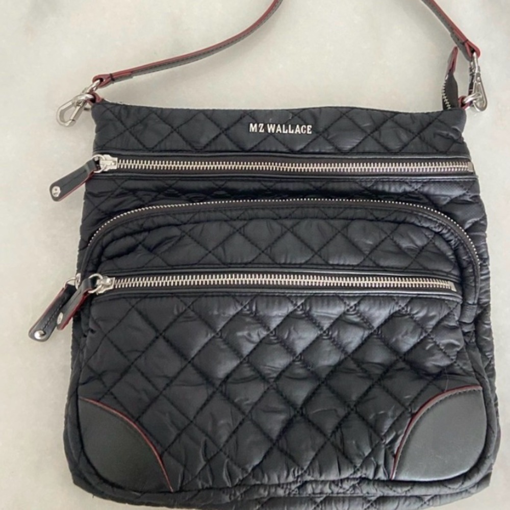 MZ Wallace downtown Crosby Black Quilted Bag - Picture 3 of 14